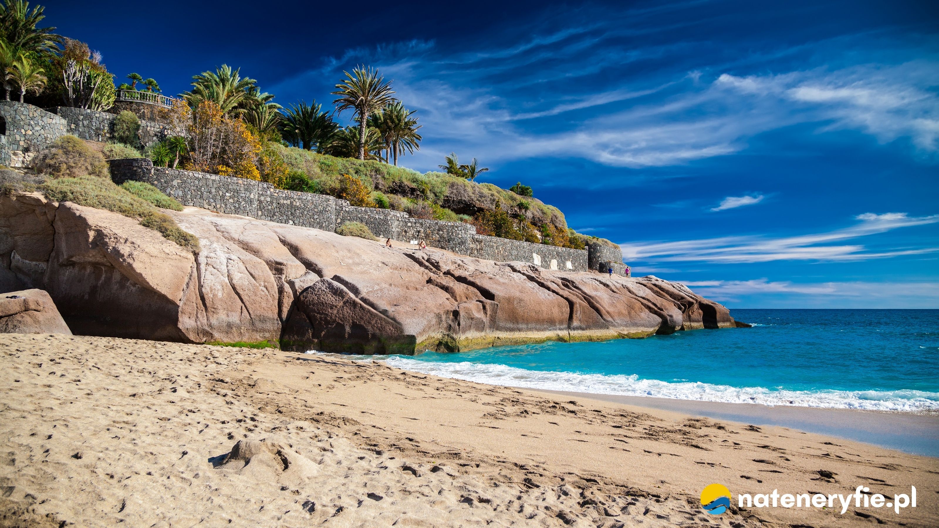Playa del Duque w Costa Adeje na Teneryfie